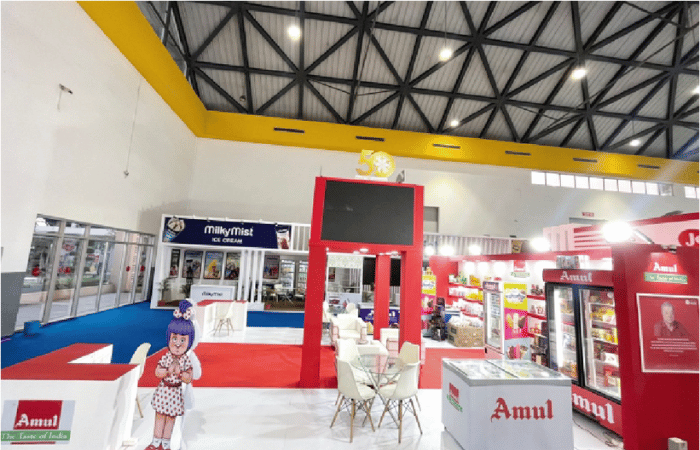 Amul Stall, At Hyderabad 2024